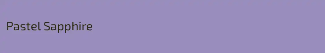Pastel Sapphire